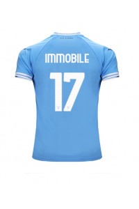 Fotbalové Dres Lazio Ciro Immobile #17 Domácí Oblečení 2022-23 Krátký Rukáv